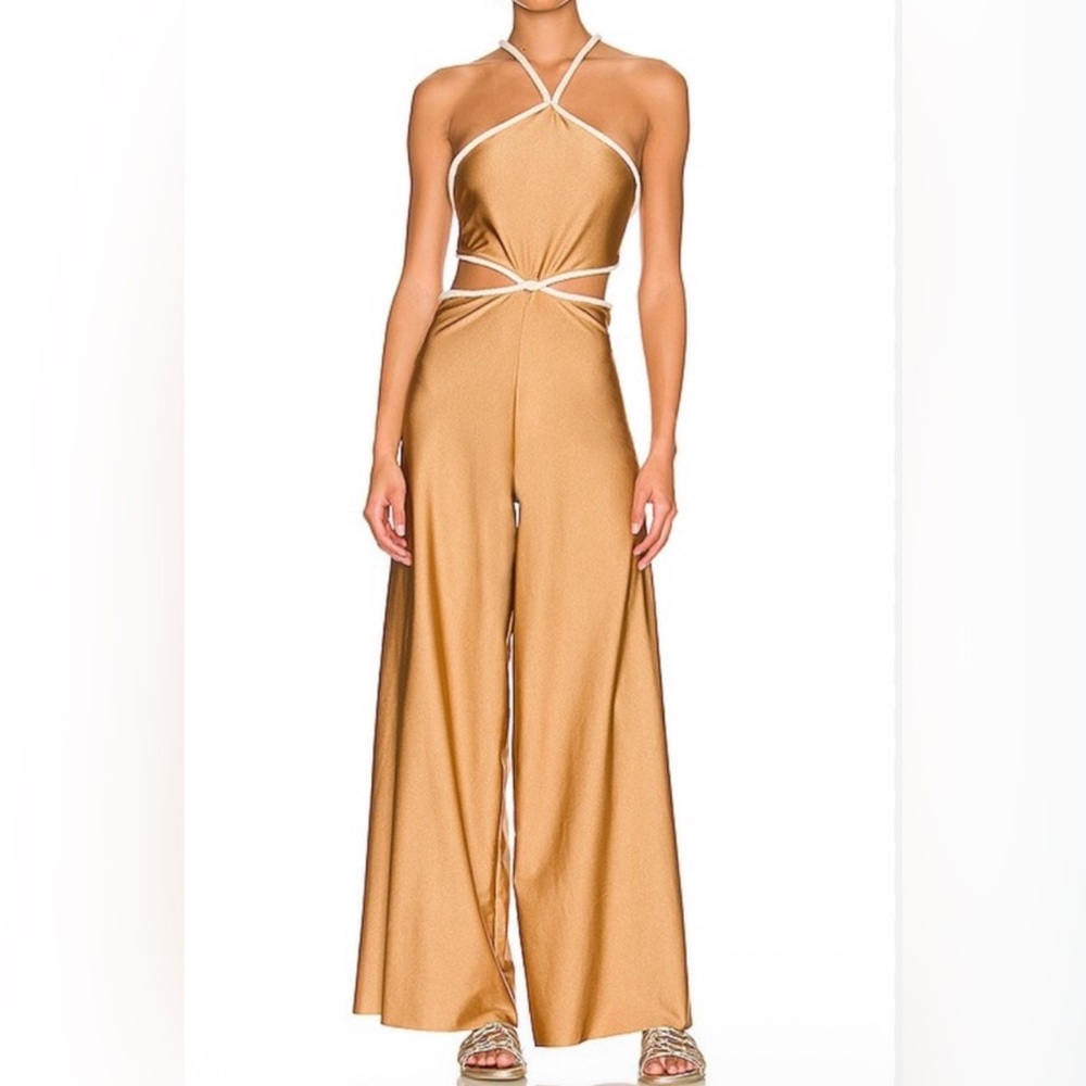Baobab Collection Kira Jumpsuit in Caramel size XS